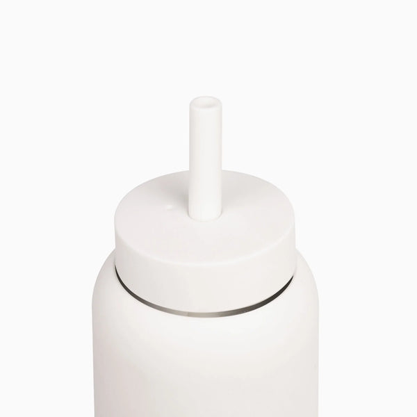 Von - straw cap mini white